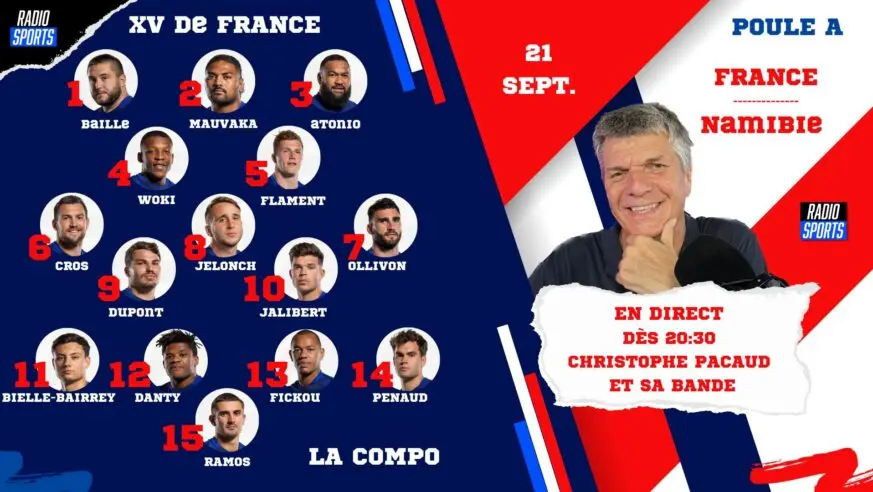 LA COMPO XVDEFRANCE FRANCE NAMIBIE