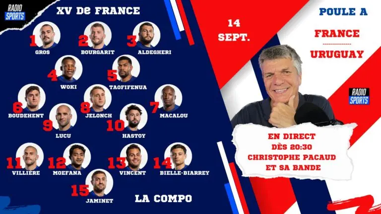 LA COMPO XVDEFRANCE FRANCE URUGUAY
