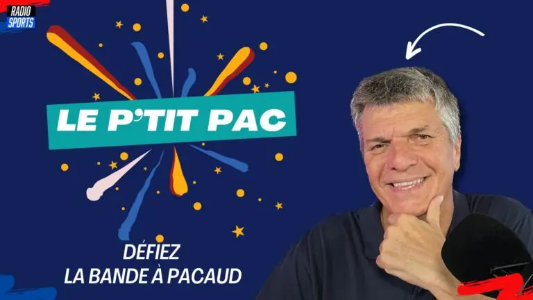 Christophe Pacaud et Maître K-Pélo animent le jeu sportif Le P’tit PaC sur Radio Sports, entre humour, sport et culture générale.