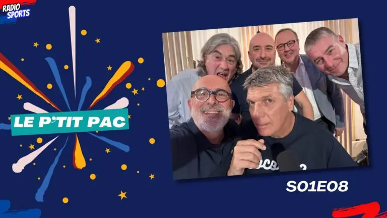 8éme épisode du Ptit Pac sur Radio Sports avec Bernard Lions, Fréderic Delannoy, Alexandre Pasteur et Jérôme Armand. Présentation par Christophe Pacaud et réalisation Fabrice Arades.