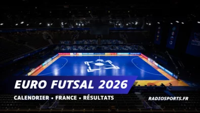 Euro Futsal 2026 – calendrier, équipe de France et résultats sur Radio Sports