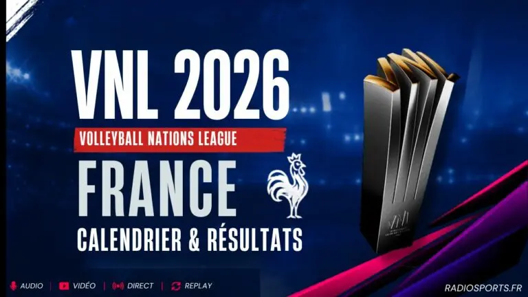 VNL 2026 calendrier et resultats