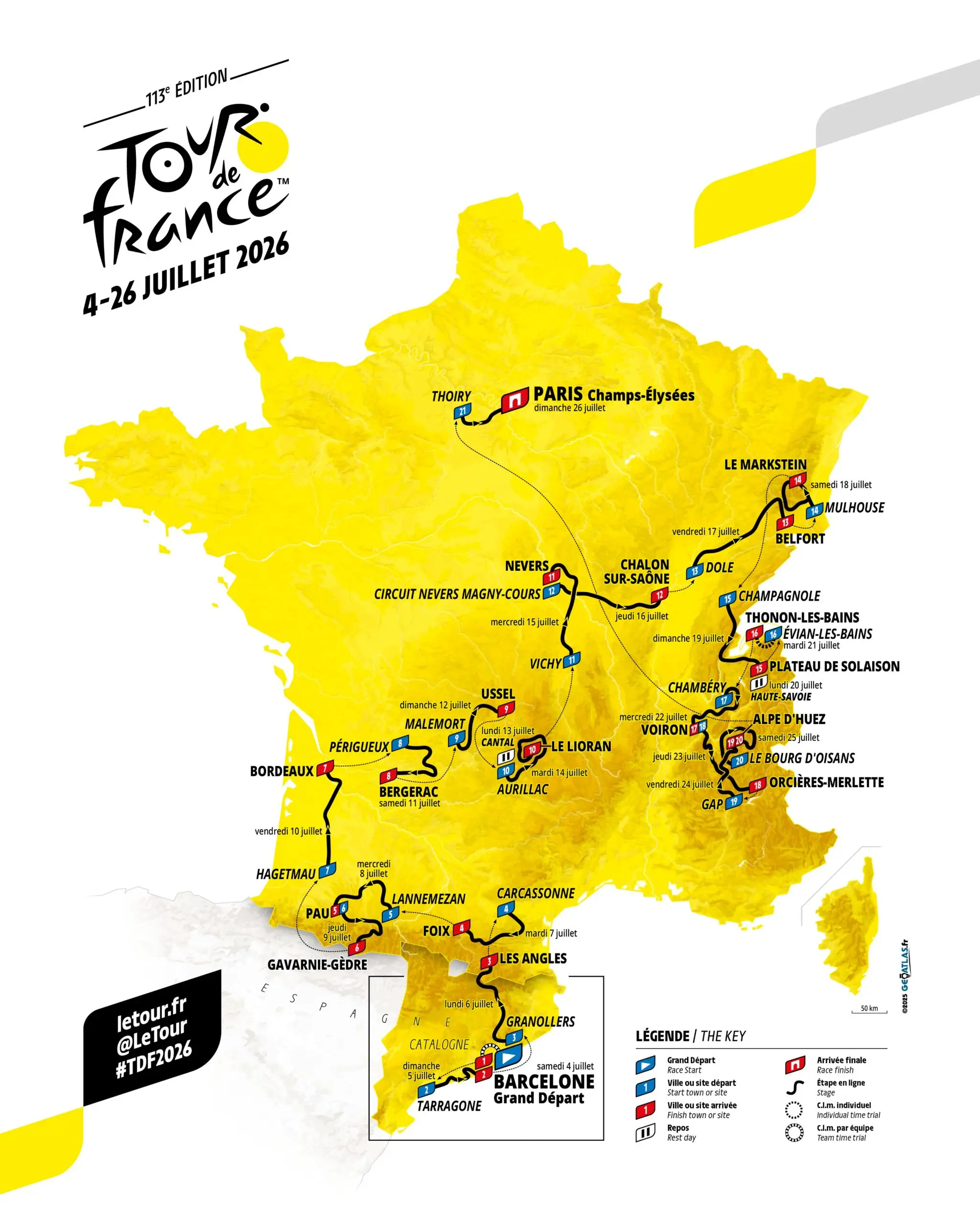 Tour De France 2026 Parcours tapes Programme TV Et Vid os Radio 