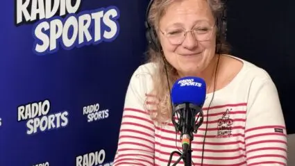 Sophie Le Doaré sur le plateau Radio Sports