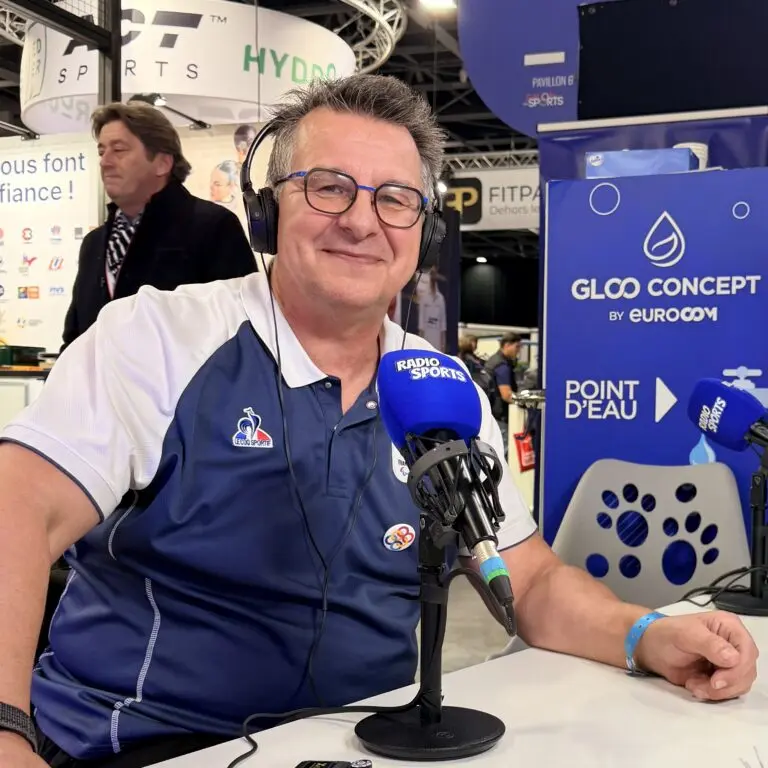 Marc Verove APF France Handicap Sur le plateau de Radio Sports