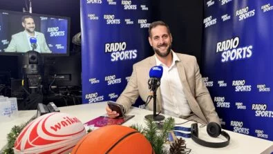 André Oucharif sur le plateau Radio Sports au Salon des Sports et Parasports 2025