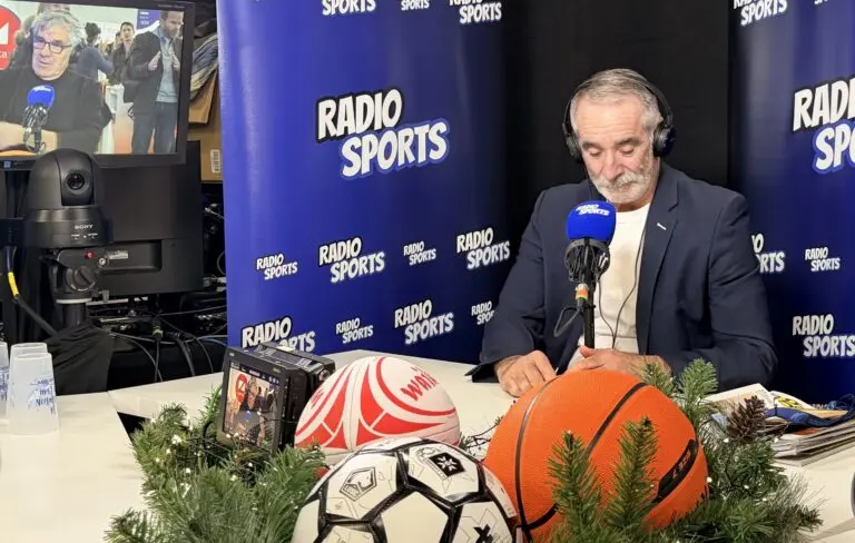 Denis Troch interviewé sur le plateau Radio Sports au Salon des Sports 2025