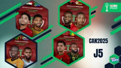 CAN 2025 Journée 5 : Égypte Afrique du Sud, Angola Zimbabwe, Zambie Comores, Maroc Mali