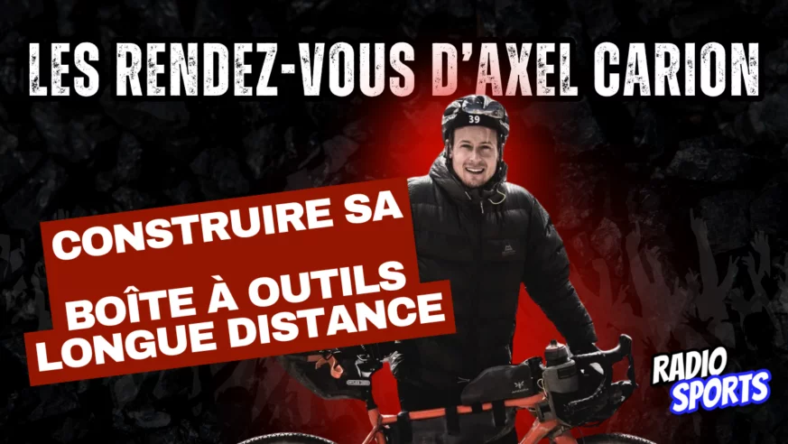 Axel Carion présente sa boîte à outils pour le vélo longue distance et le bikepacking.