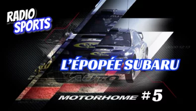 Motorhome #5 Radio Sports – Subaru Impreza WRC illustrant l’épopée Subaru en rallye automobile