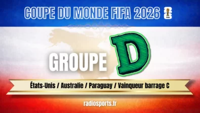 Vignette Groupe D Coupe du Monde FIFA 2026 États-Unis Australie Paraguay barragiste