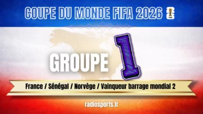 Vignette Groupe I Coupe du Monde FIFA 2026 France Sénégal Norvège barragiste