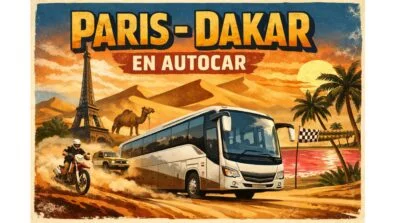 Paris Dakar en autocar, projet de voyage touristique reliant Paris au Lac Rose de Dakar sur les traces historiques du rallye Dakar