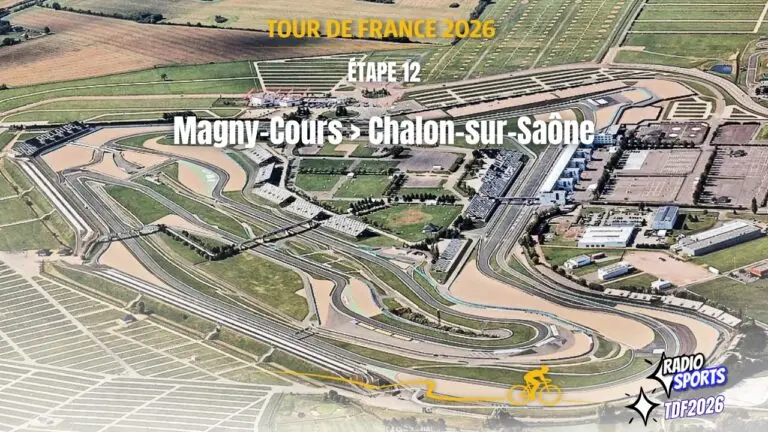 Tour de France 2026 – Étape 12 Magny Cours Chalon sur Saône