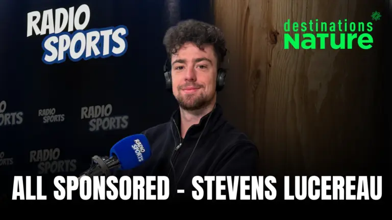Stevens Lucereau présente All Sponsored sur le plateau Radio Sports durant le salon destinations nature 2026