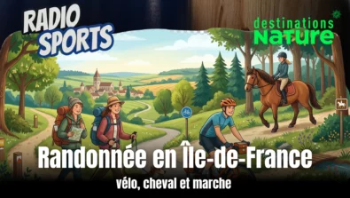 Randonnée en Ile de france, Table ronde Radio Sports au coeur du salon Destinations Nature