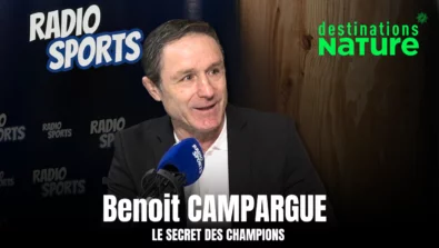 Benoit CAMPARGUE partage le secret des champions sur le plateau Radio SPORTS au salon destinations nature