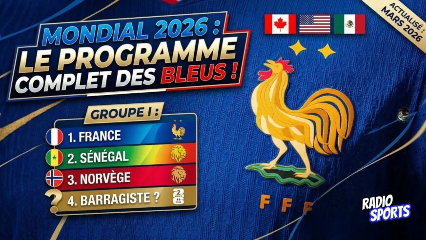 Le programme de l'équipe de France de football en cette année de Coupe du Monde 2026