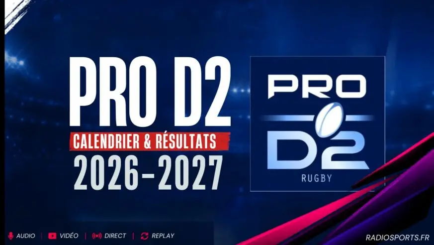 Pro D2 - calendrier 2026_2027 et resultats