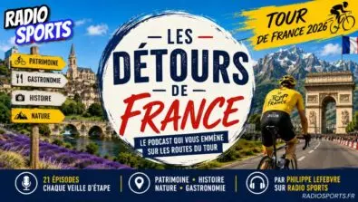 Les Détours de France, c’est le podcast de Philippe Lefebvre qui vous emmène chaque veille d’étape sur les routes du Tour de France 2026.