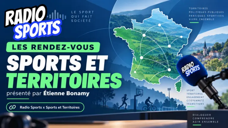 Vignette de l’émission Les rendez-vous Sports et Territoires présentée par Étienne Bonamy sur Radio Sports