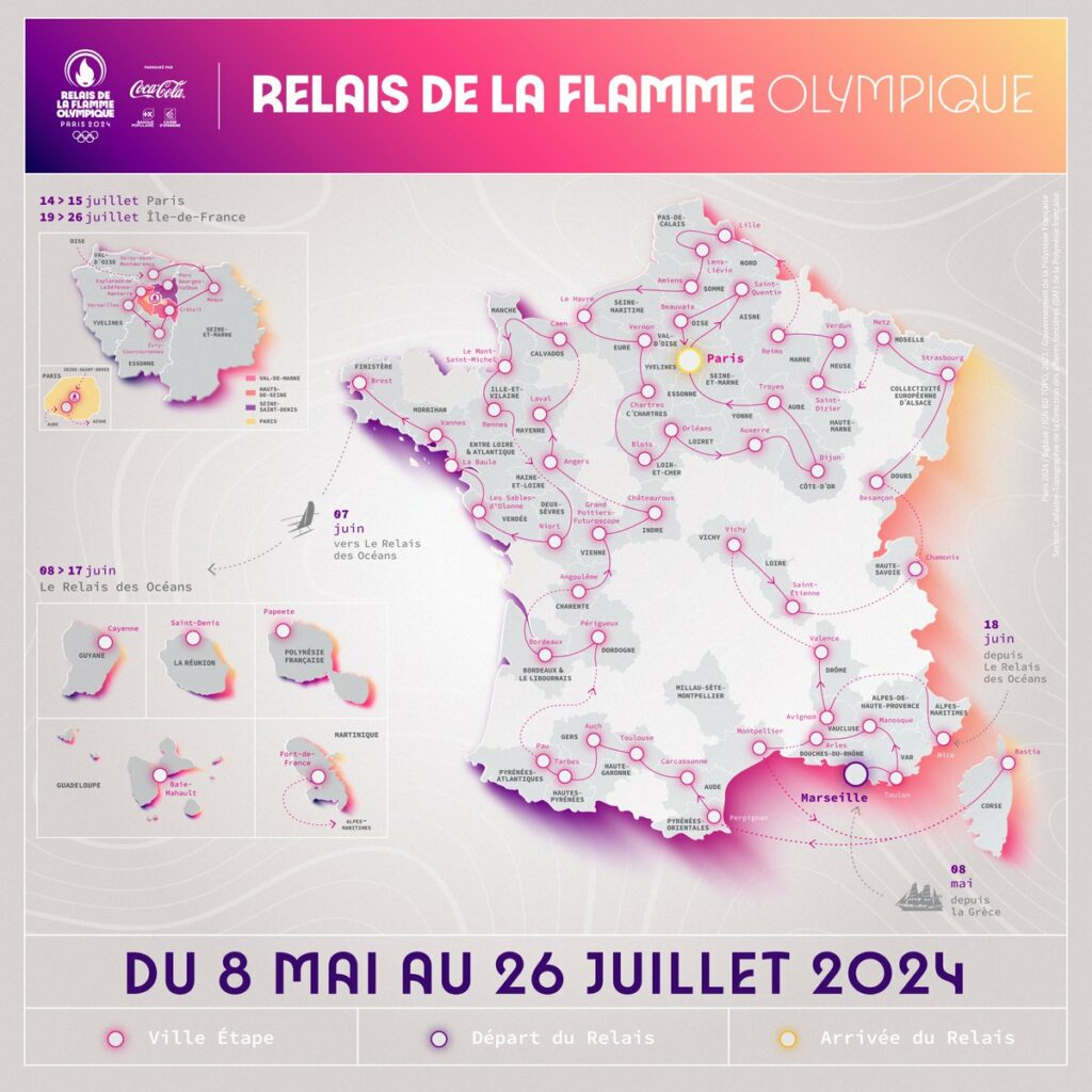 Jeux olympiques de Paris 2024 : et voici la torche