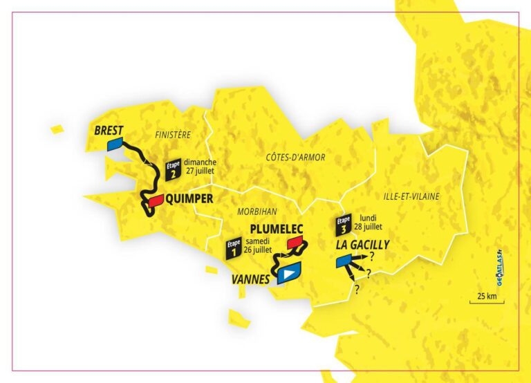 LES PARCOURS 2025 DU TOUR DE FRANCE ET DU TOUR DE FRANCE FEMMES AVEC ZWIFT « Radio Sports