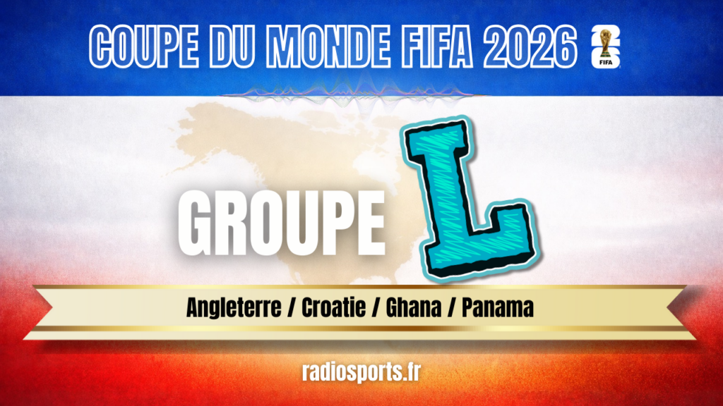 Vignette Groupe L Coupe du Monde FIFA 2026 Angleterre Croatie Ghana Panama