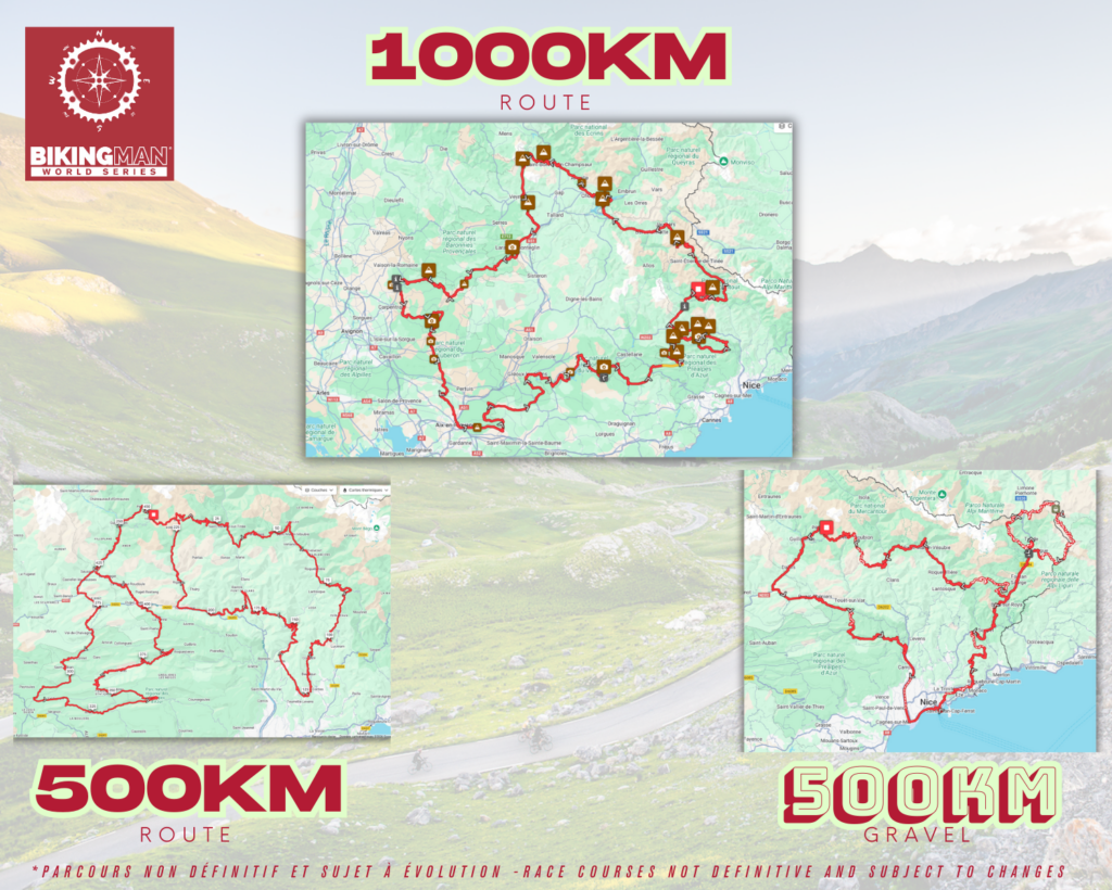 BikingMan Alpes-Maritimes : manche qualificative pour le championnat du monde - Parcours
